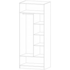 ДИАНА Шкаф 2-х створчатый в Верхней Салде - verhnyaya-salda.mebel24.online | фото 2