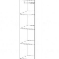 КОСТА-РИКА Пенал (шимо темный/шимо светлый) в Верхней Салде - verhnyaya-salda.mebel24.online | фото 2