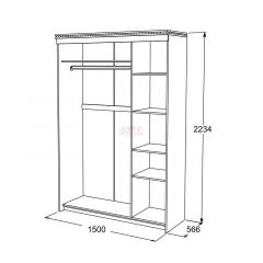 Спальный гарнитур Ольга-13 (модульный) в Верхней Салде - verhnyaya-salda.mebel24.online | фото 23