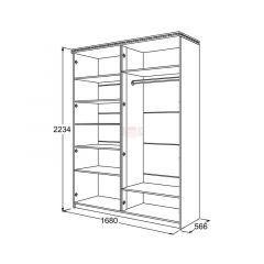 Спальный гарнитур Ольга-13 (модульный) в Верхней Салде - verhnyaya-salda.mebel24.online | фото 31