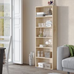 Стеллаж Лофт (Дуб сонома) в Верхней Салде - verhnyaya-salda.mebel24.online | фото