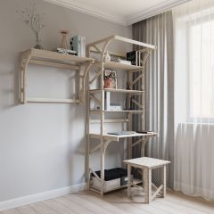 Стеллаж+стол Конструктор Арт.СRСт1-1 в Верхней Салде - verhnyaya-salda.mebel24.online | фото 6