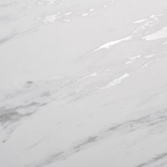 Стол BELLUNO 160 MARBLES KL-99 Белый мрамор матовый, итальянская керамика/ белый каркас, ®DISAUR в Верхней Салде - verhnyaya-salda.mebel24.online | фото 9