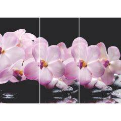 Стол Бостон-3 (Розовая Орхидея) 1100/1420*700, опора Брифинг в Верхней Салде - verhnyaya-salda.mebel24.online | фото 2