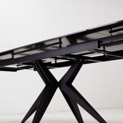 Стол FORIO 160 MATT BLACK MARBLE SOLID CERAMIC / BLACK, ®DISAUR в Верхней Салде - verhnyaya-salda.mebel24.online | фото 6