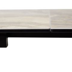 Стол IVAR 180 MARBLES KL-80 Серый мрамор, итальянская керамика, ®DISAUR в Верхней Салде - verhnyaya-salda.mebel24.online | фото 2