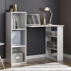 Стол компьютерный СТК 1 (Белый) в Верхней Салде - verhnyaya-salda.mebel24.online | фото