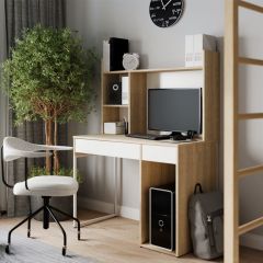 Стол письменный с надстройкой НКМ Эдем-1 в Верхней Салде - verhnyaya-salda.mebel24.online | фото 4