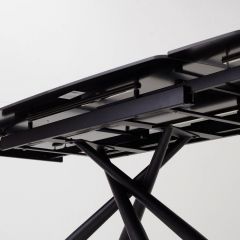 Стол RIVOLI 140 MATT BLACK MARBLE SOLID CERAMIC / BLACK, ®DISAUR в Верхней Салде - verhnyaya-salda.mebel24.online | фото 5
