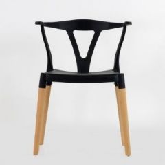 Стул Barneo N-218 Wishbone интерьерный кухонный черный в Верхней Салде - verhnyaya-salda.mebel24.online | фото 3