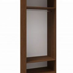 ВЕСТА ВГШ-1 Шкаф платяной МДФ Орех Донской в Верхней Салде - verhnyaya-salda.mebel24.online | фото 2