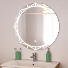 Зеркало Алжир 700 с подсветкой Домино (GL7033Z) в Верхней Салде - verhnyaya-salda.mebel24.online | фото 3