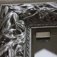 Зеркало большое Тиффани Premium черная/серебро (ТФ/02(П) в Верхней Салде - verhnyaya-salda.mebel24.online | фото 4