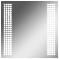Зеркало Cosmo 70 black с подсветкой Sansa (SC1049Z) в Верхней Салде - verhnyaya-salda.mebel24.online | фото 1