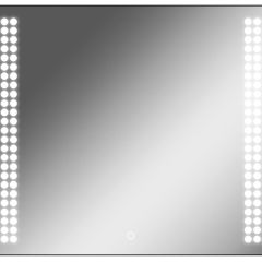 Зеркало Cosmo 90 black с подсветкой Sansa (SC1051Z) в Верхней Салде - verhnyaya-salda.mebel24.online | фото
