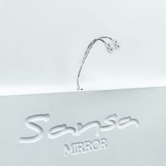 Зеркало Gia 75 white с подсветкой Sansa (SGa1044Z) в Верхней Салде - verhnyaya-salda.mebel24.online | фото 5
