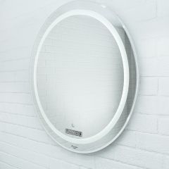 Зеркало Gia 75 white с подсветкой Sansa (SGa1044Z) в Верхней Салде - verhnyaya-salda.mebel24.online | фото 2