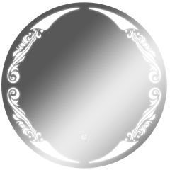 Зеркало Канберра 700х700 с подсветкой Домино (GL7032Z) в Верхней Салде - verhnyaya-salda.mebel24.online | фото 1