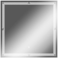 Зеркало Паликир 700х700 с подсветкой Домино (GL7051Z) в Верхней Салде - verhnyaya-salda.mebel24.online | фото 1
