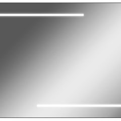 Зеркало Ray 100 black с подсветкой Sansa (SR1035Z) в Верхней Салде - verhnyaya-salda.mebel24.online | фото 1