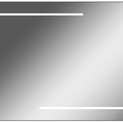 Зеркало Ray 90 black с подсветкой Sansa (SR1036Z) в Верхней Салде - verhnyaya-salda.mebel24.online | фото