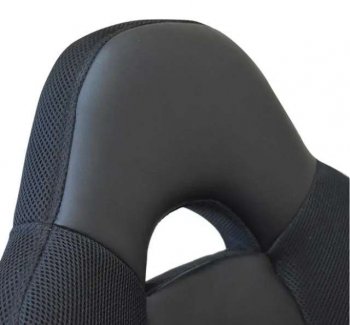Кресло офисное BRABIX PREMIUM "Ultimate EX-801" хром, плотная двойная сетка Х2, черное/серое, 532918 в Верхней Салде - verhnyaya-salda.mebel24.online | фото 8