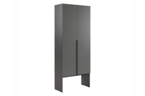 БАСКО Шкаф двухдверный L800 (графит) в Верхней Салде - verhnyaya-salda.mebel24.online | фото