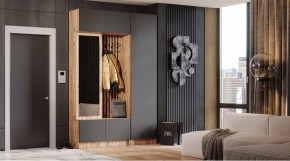 БАВАРИЯ Прихожая (дуб вотан/графит) в Верхней Салде - verhnyaya-salda.mebel24.online | фото