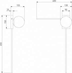 Бра Eurosvet Fredo 40034/1 латунь в Верхней Салде - verhnyaya-salda.mebel24.online | фото 4