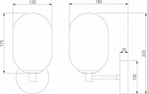 Бра Eurosvet Loona 60161 латунь в Верхней Салде - verhnyaya-salda.mebel24.online | фото 4