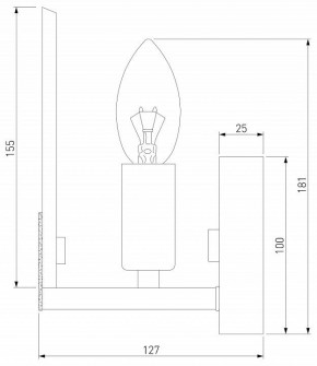 Бра Eurosvet Marble 60158/1 латунь в Верхней Салде - verhnyaya-salda.mebel24.online | фото 3