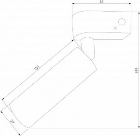 Бра Eurosvet Pitch 20143/1 LED титан в Верхней Салде - verhnyaya-salda.mebel24.online | фото 3