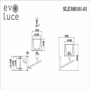 Бра EVOLUCE Denice SLE300101-01 в Верхней Салде - verhnyaya-salda.mebel24.online | фото 7