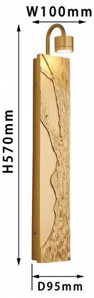 Бра Favourite Exemplum 4127-1W в Верхней Салде - verhnyaya-salda.mebel24.online | фото 3