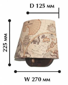 Бра Favourite Mappa 1122-1W в Верхней Салде - verhnyaya-salda.mebel24.online | фото 2