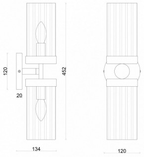 Бра Favourite Radiales 3099-2W в Верхней Салде - verhnyaya-salda.mebel24.online | фото 4