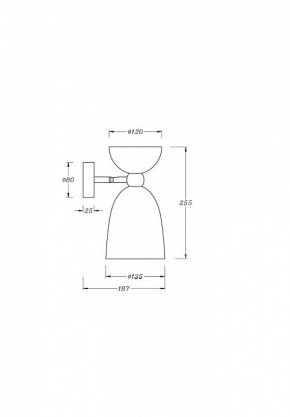 Бра Maytoni Cloches MOD113WL-01W в Верхней Салде - verhnyaya-salda.mebel24.online | фото 3