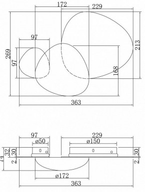 Бра Maytoni Jack-stone MOD314WL-L8G3K в Верхней Салде - verhnyaya-salda.mebel24.online | фото 5