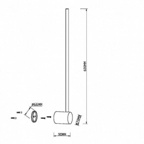 Бра Maytoni Light stick MOD237WL-L6B3K в Верхней Салде - verhnyaya-salda.mebel24.online | фото 3