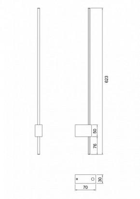 Бра Maytoni Pars C070WL-L6GB3K в Верхней Салде - verhnyaya-salda.mebel24.online | фото 3