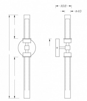 Бра Maytoni Stelo MOD116WL-L7B3K в Верхней Салде - verhnyaya-salda.mebel24.online | фото 3