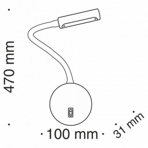 Бра Maytoni Stem C035WL-L3CH3K в Верхней Салде - verhnyaya-salda.mebel24.online | фото 6
