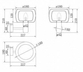 Бра Maytoni Vision MOD411WL-01G в Верхней Салде - verhnyaya-salda.mebel24.online | фото 5