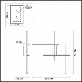 Бра Odeon Light Rudy 3890/36WLP в Верхней Салде - verhnyaya-salda.mebel24.online | фото 4