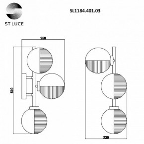 Бра ST-Luce Todo SL1184.401.03 в Верхней Салде - verhnyaya-salda.mebel24.online | фото 6