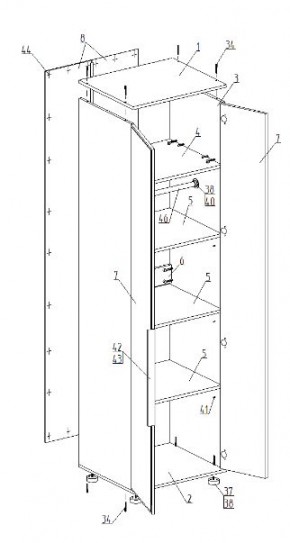 Детская "Лео" (модульная) в Верхней Салде - verhnyaya-salda.mebel24.online | фото 9