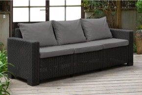 Диван Калифорния 3-х местный (California 3 Sofa), графит в Верхней Салде - verhnyaya-salda.mebel24.online | фото 1