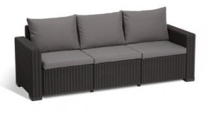 Диван Калифорния 3-х местный (California 3 Sofa), графит в Верхней Салде - verhnyaya-salda.mebel24.online | фото 2