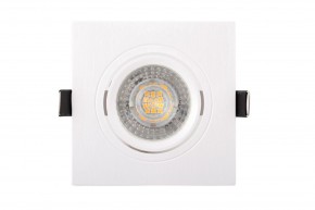 DK3021-WH Встраиваемый светильник, IP 20, 10 Вт, GU5.3, LED, белый, пластик в Верхней Салде - verhnyaya-salda.mebel24.online | фото 1