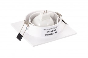 DK3021-WH Встраиваемый светильник, IP 20, 10 Вт, GU5.3, LED, белый, пластик в Верхней Салде - verhnyaya-salda.mebel24.online | фото 3